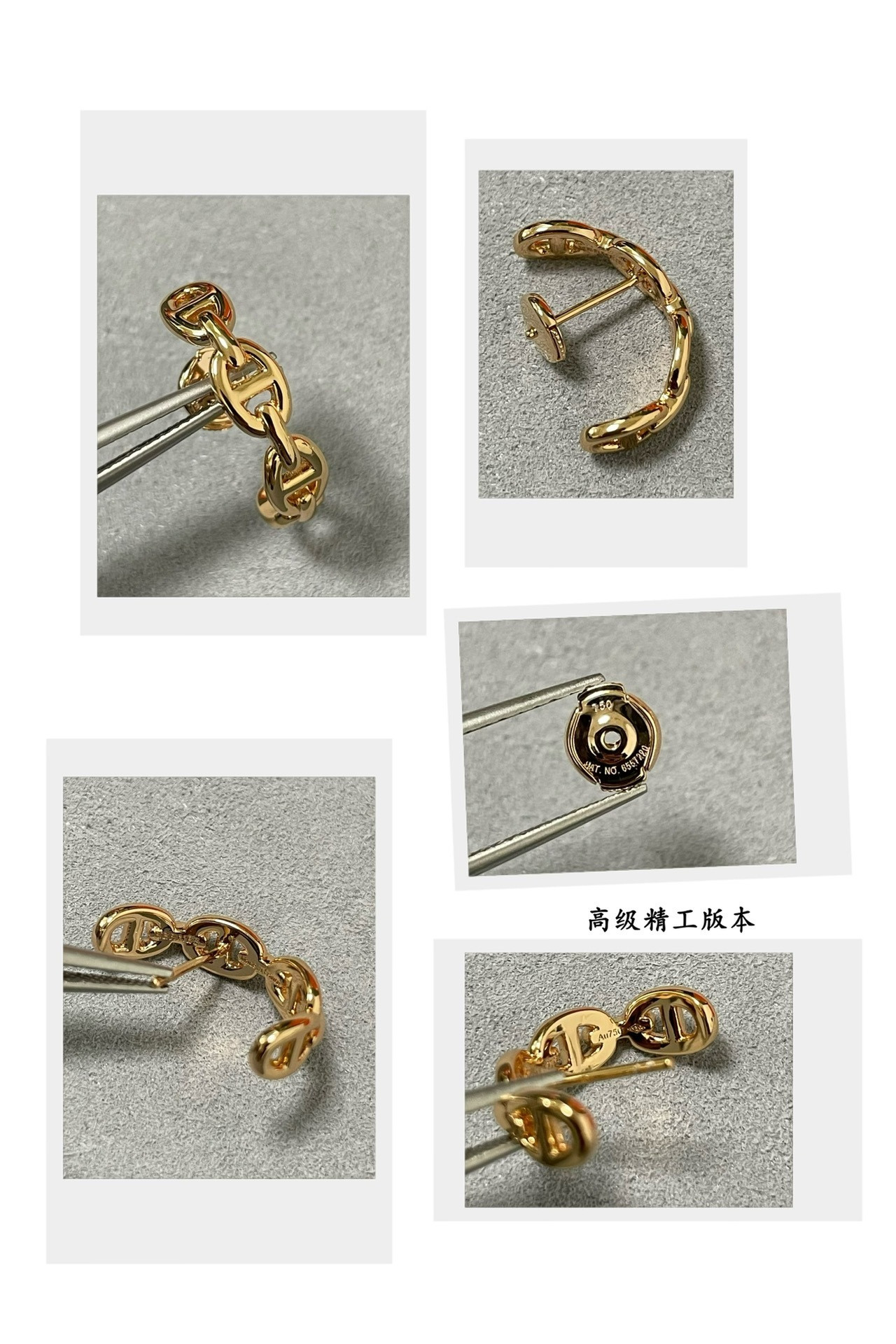 H**me5 Half-hoop Pig Nose Earrings Ag925