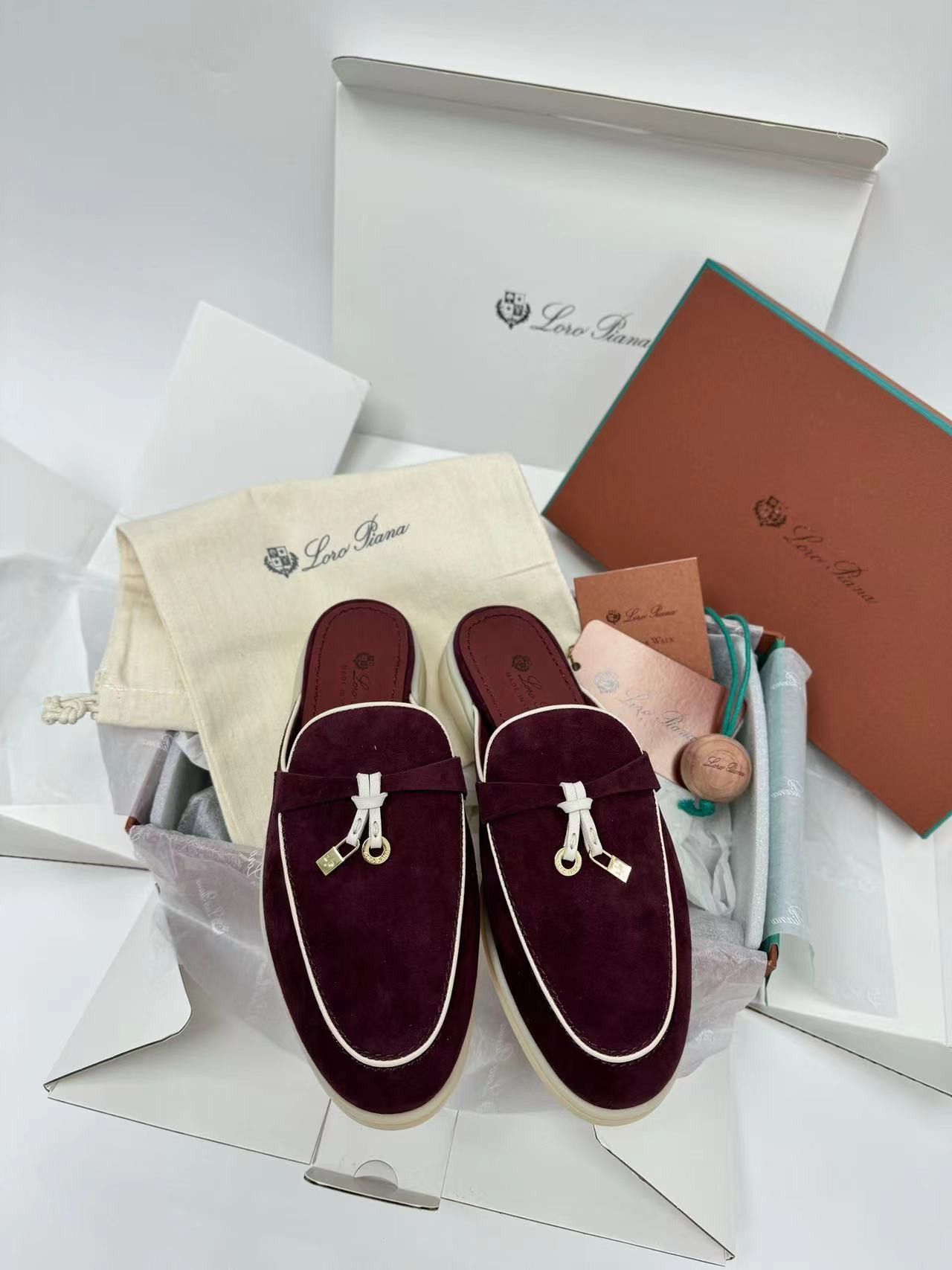 ua l0r0 p1ana  babouche charms walk moccasin slipper moccasin (cusT0mized, no return no exchange)