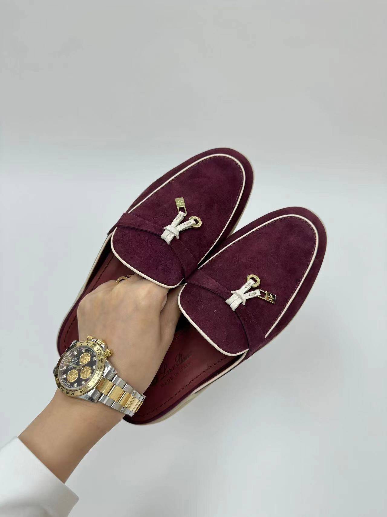 ua l0r0 p1ana  babouche charms walk moccasin slipper moccasin (cusT0mized, no return no exchange)