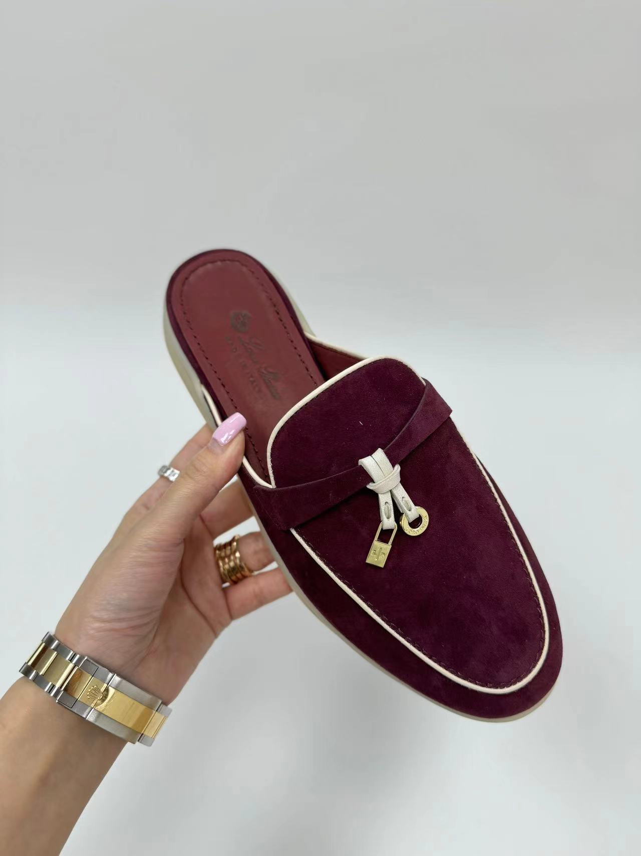 ua l0r0 p1ana  babouche charms walk moccasin slipper moccasin (cusT0mized, no return no exchange)