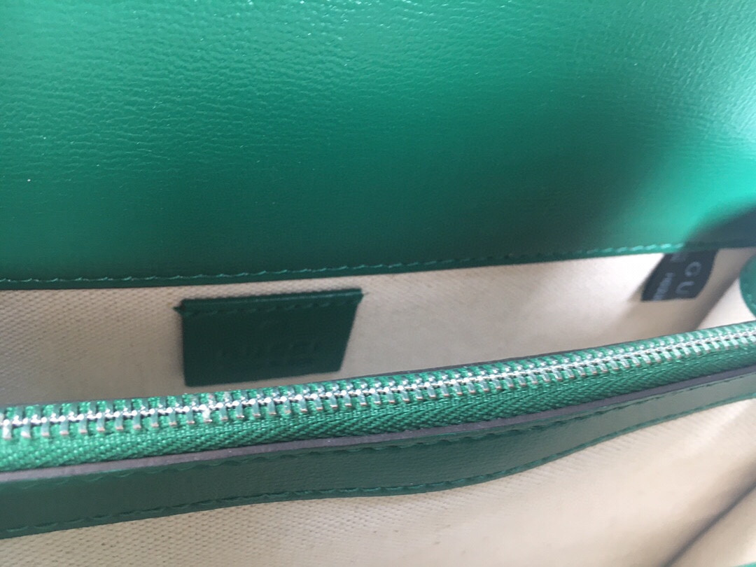 Gvc*1 DIONYSUS SMALL SHOULDER BAG GREEN 11"Wx7"Hx3.5"D