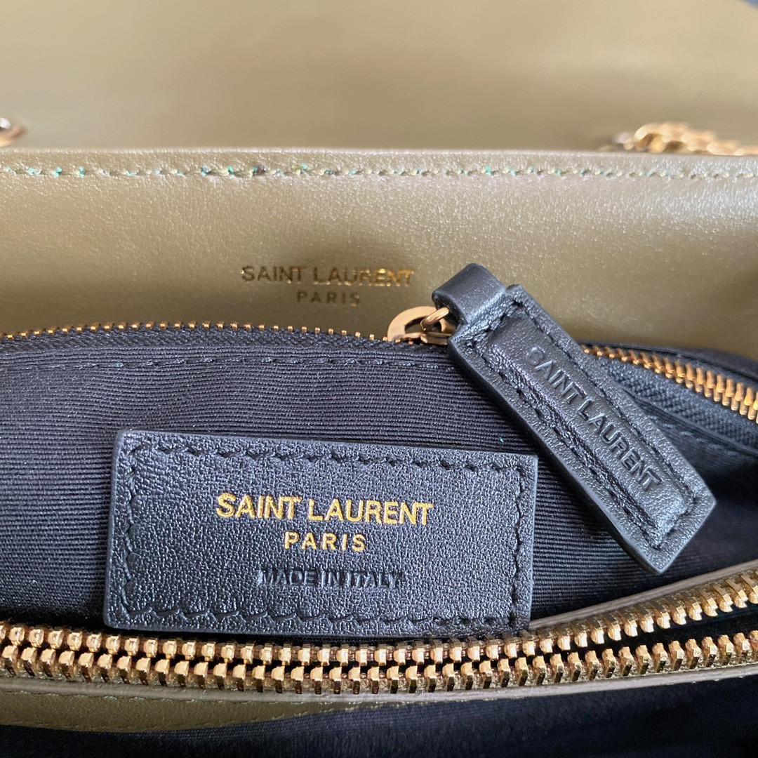 Y51 LOULOU MEDIUM IN QUILTED LEATHER 12.5 X 8.6 X 3.5 INCHES