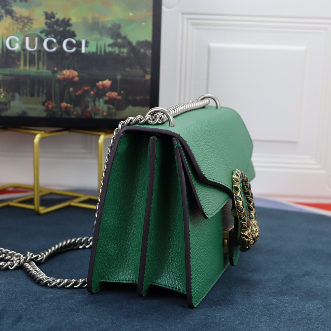 Gvc*1 DIONYSUS SMALL SHOULDER BAG GREEN 28x18x9cm