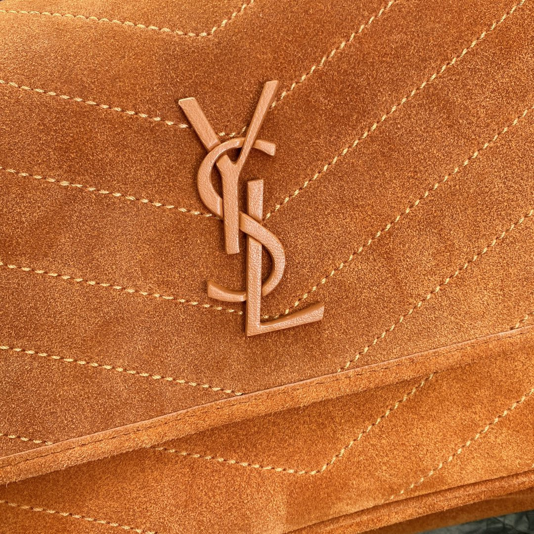 Y51 NIKI MEDIUM IN SUEDE ORANGE 11 X 7.8 X 3.3 INCHES
