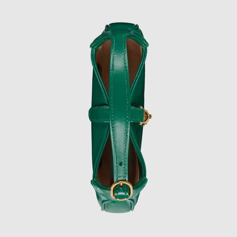 Gvc*1 JACKIE 1961 MINI SHOULDER BAG Green 7.5"W x 5.1"H x 1.2"D
