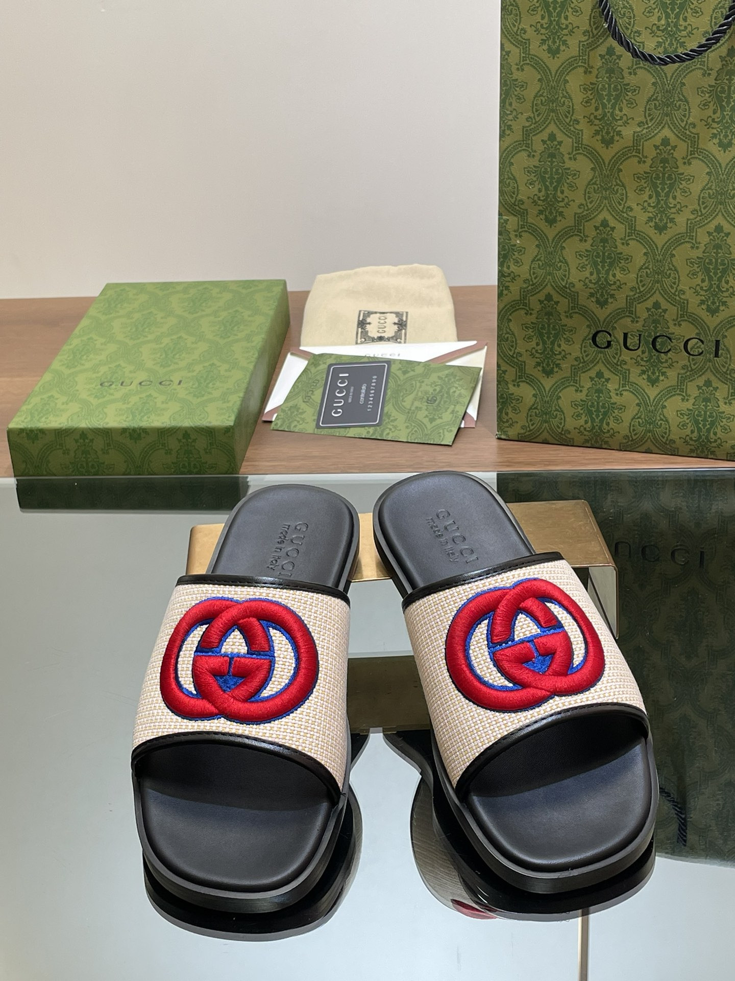UA Gvc*1 INTERLOCKING G SLIDE SANDAL
