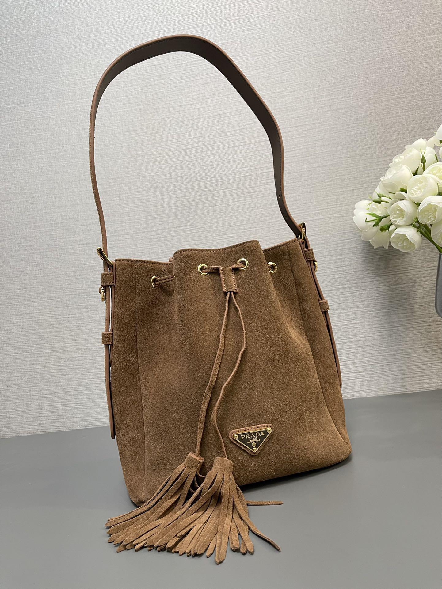 Pra*a mini-bucket bag 22x22x13cm