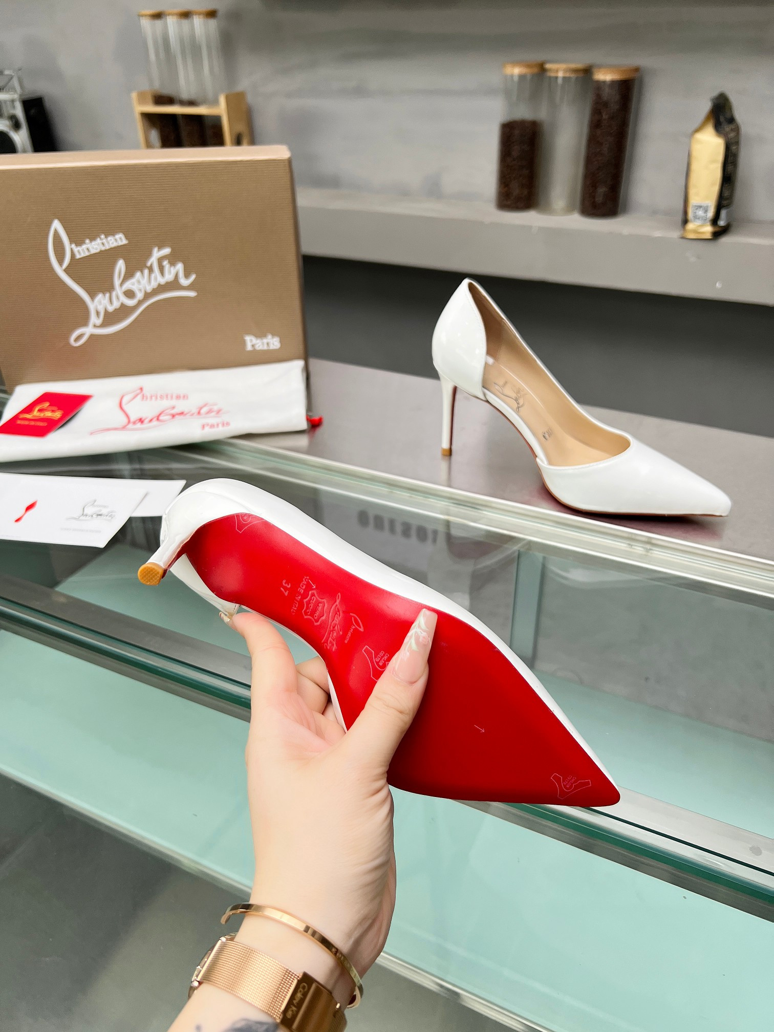 ua chr1st1an louboutin cl red-botT0m shoes