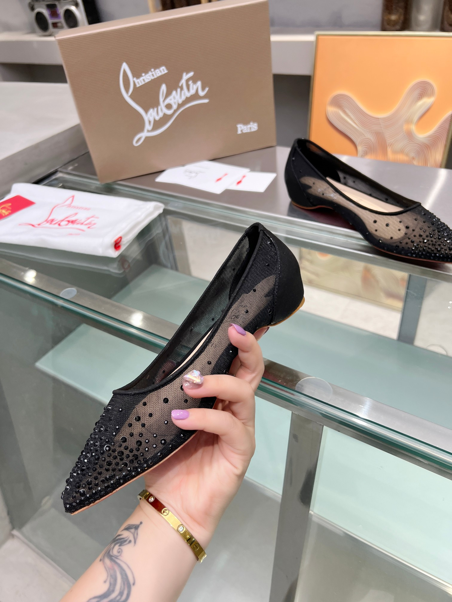 ua chr1st1an louboutin cl red-botT0m shoes