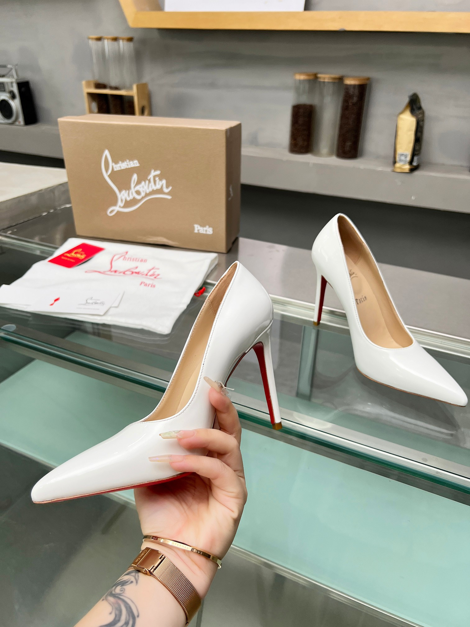 ua chr1st1an louboutin cl red-botT0m shoes