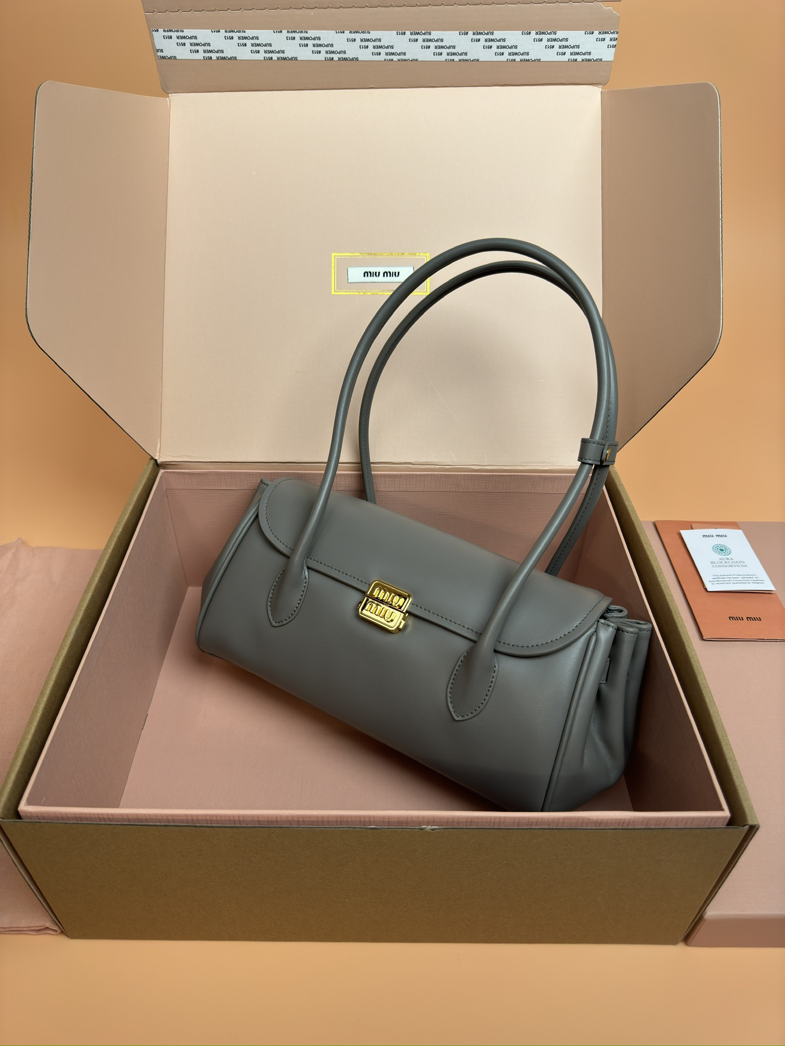 M1v M1v leather shoulder bag 15x28x11cm