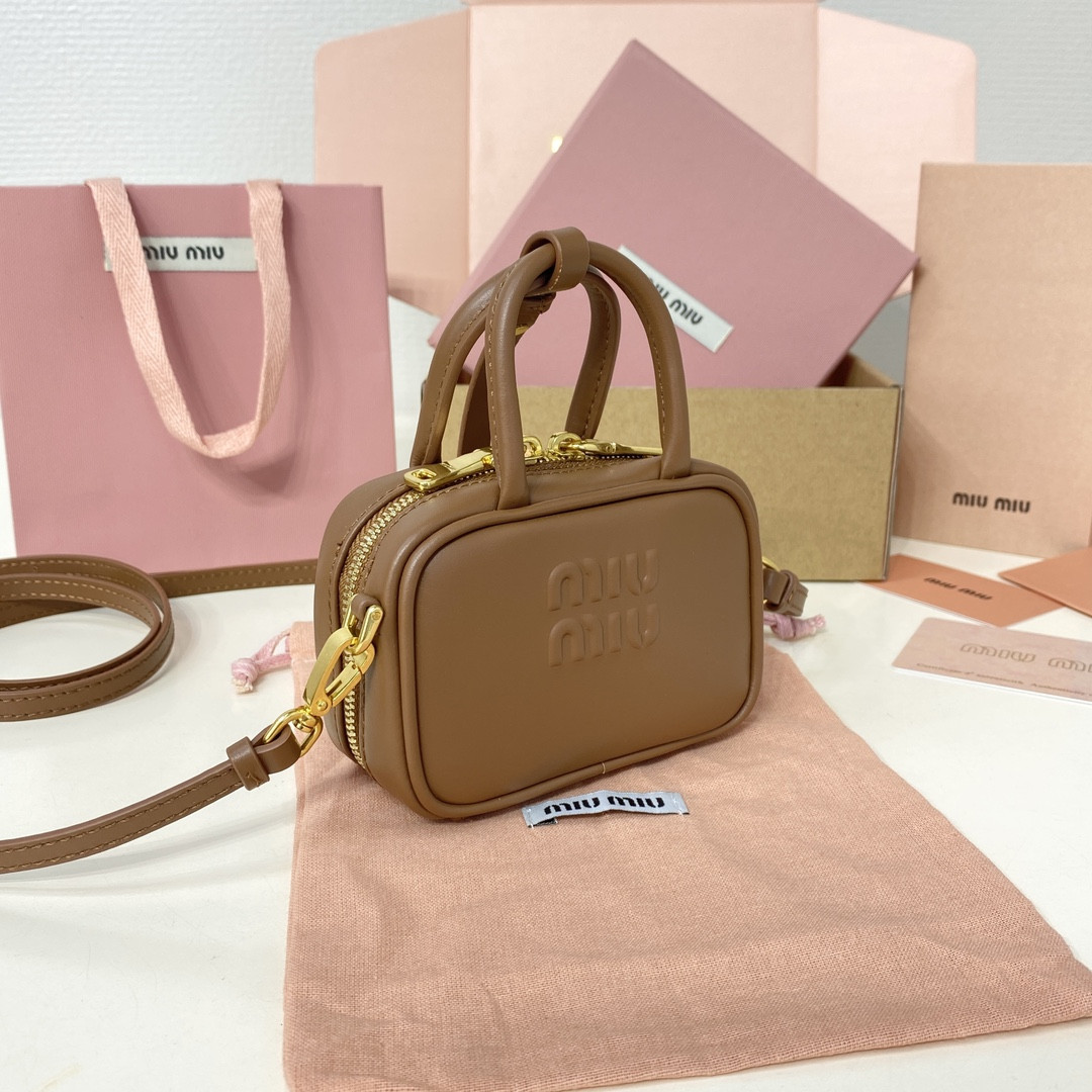 M1v M1v leather micro bag 7x11x4cm