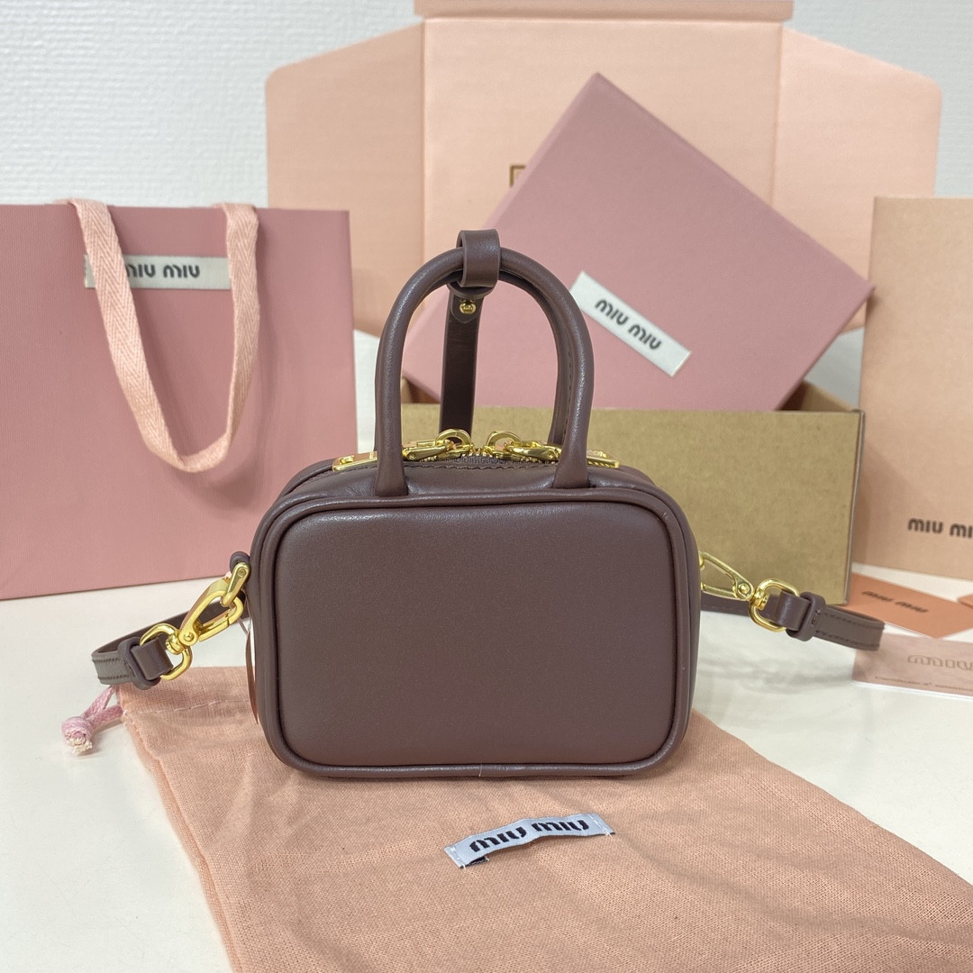M1v M1v leather micro bag 7x11x4cm