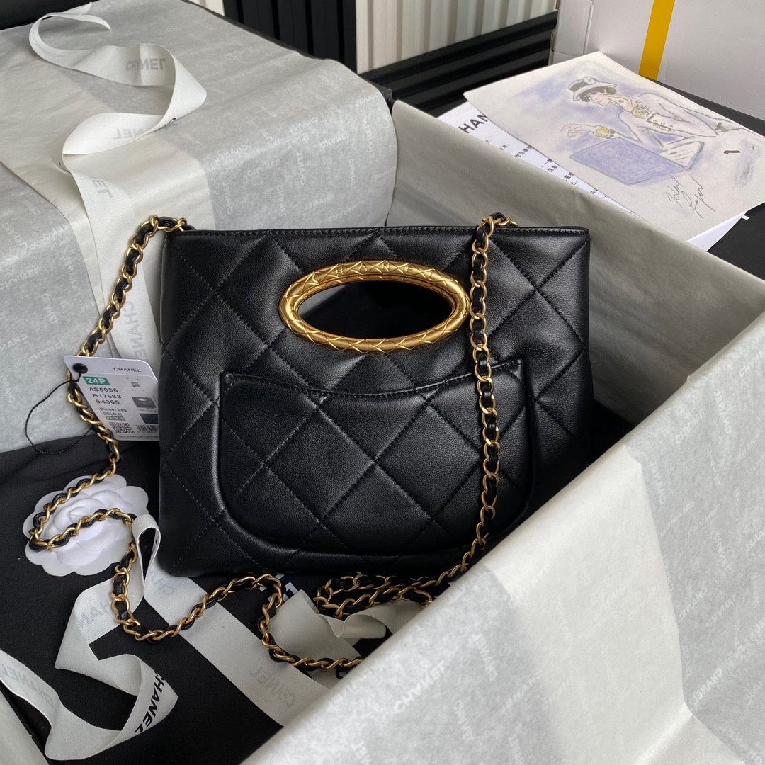Ch**el 24B Evening Bag 19x25X3cm