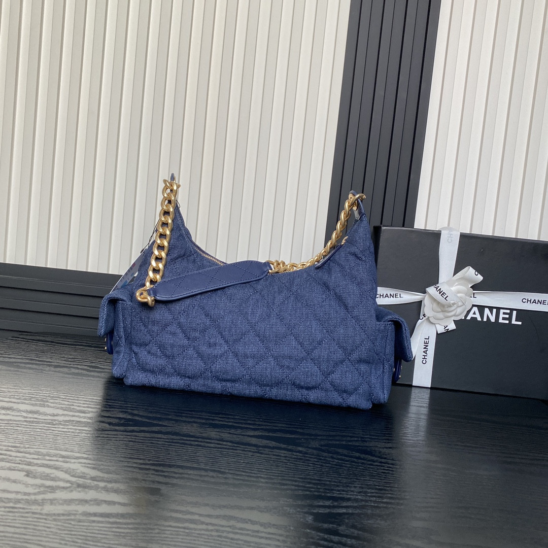 Ch**el 25c Maxi Hobo Bag 27×35×18cm