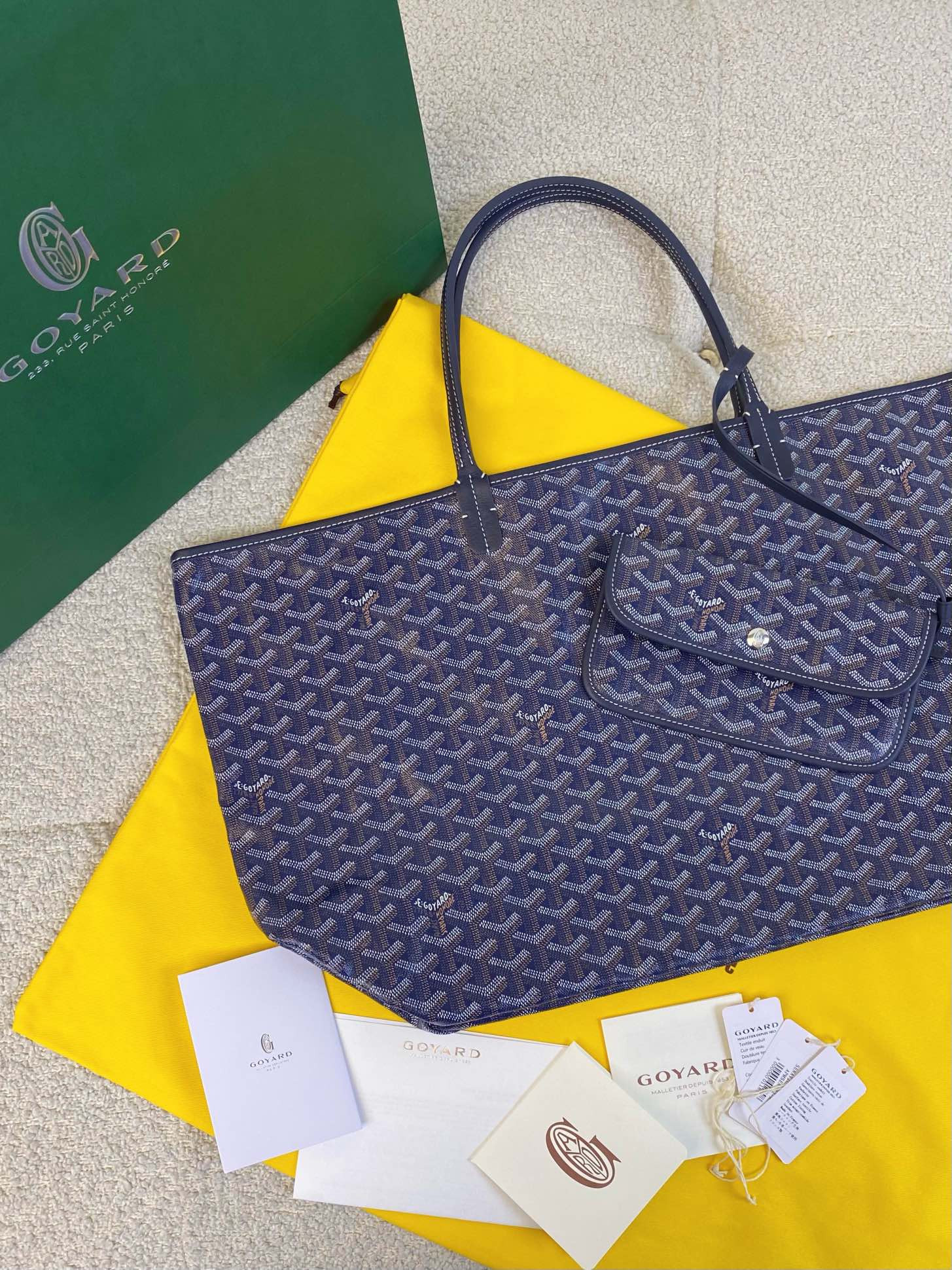 G09ard INE ANJOU Shopping Bag 40×20×34cm