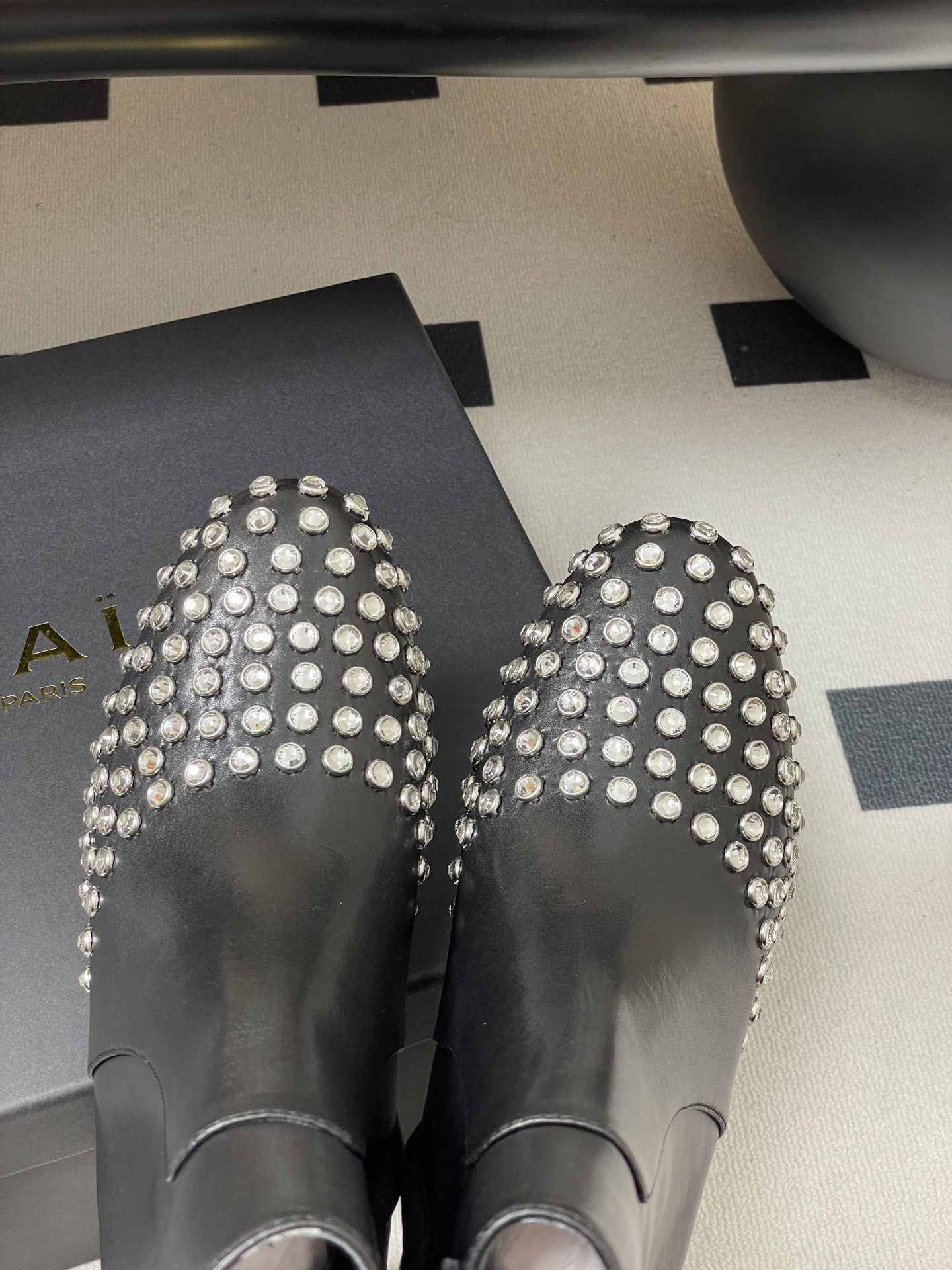 ua a1a1a crystal d1am0nd boots 5.5cm heel(cusT0mized size 7-10 days production time)