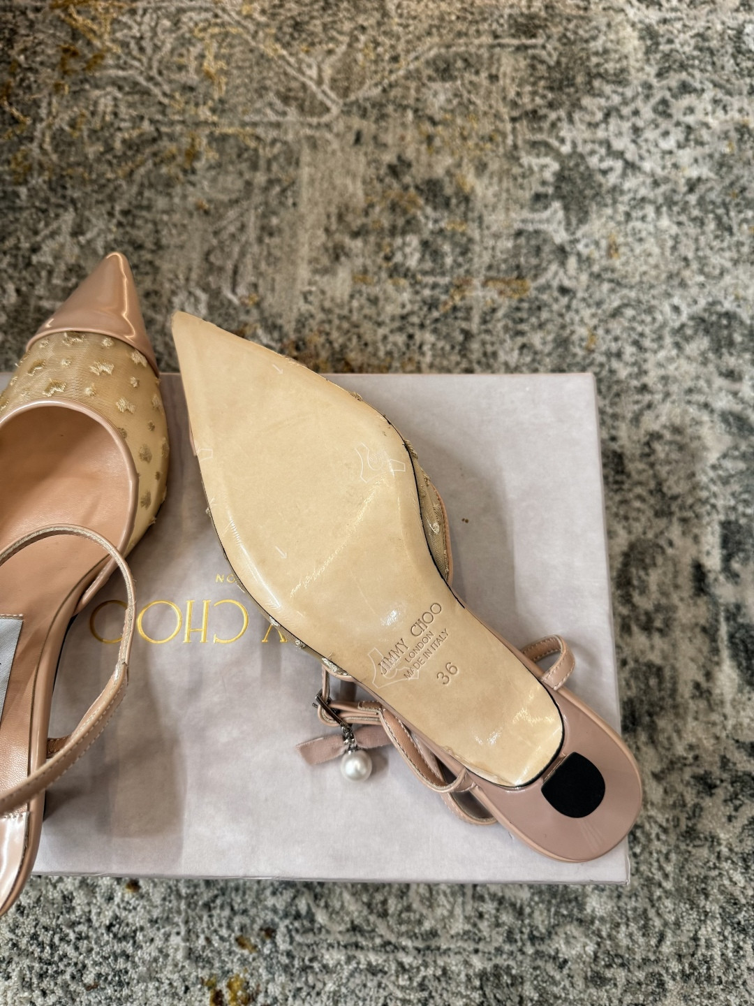 UA J1m*y Ch00 Aren Slingbacks 4.5cm