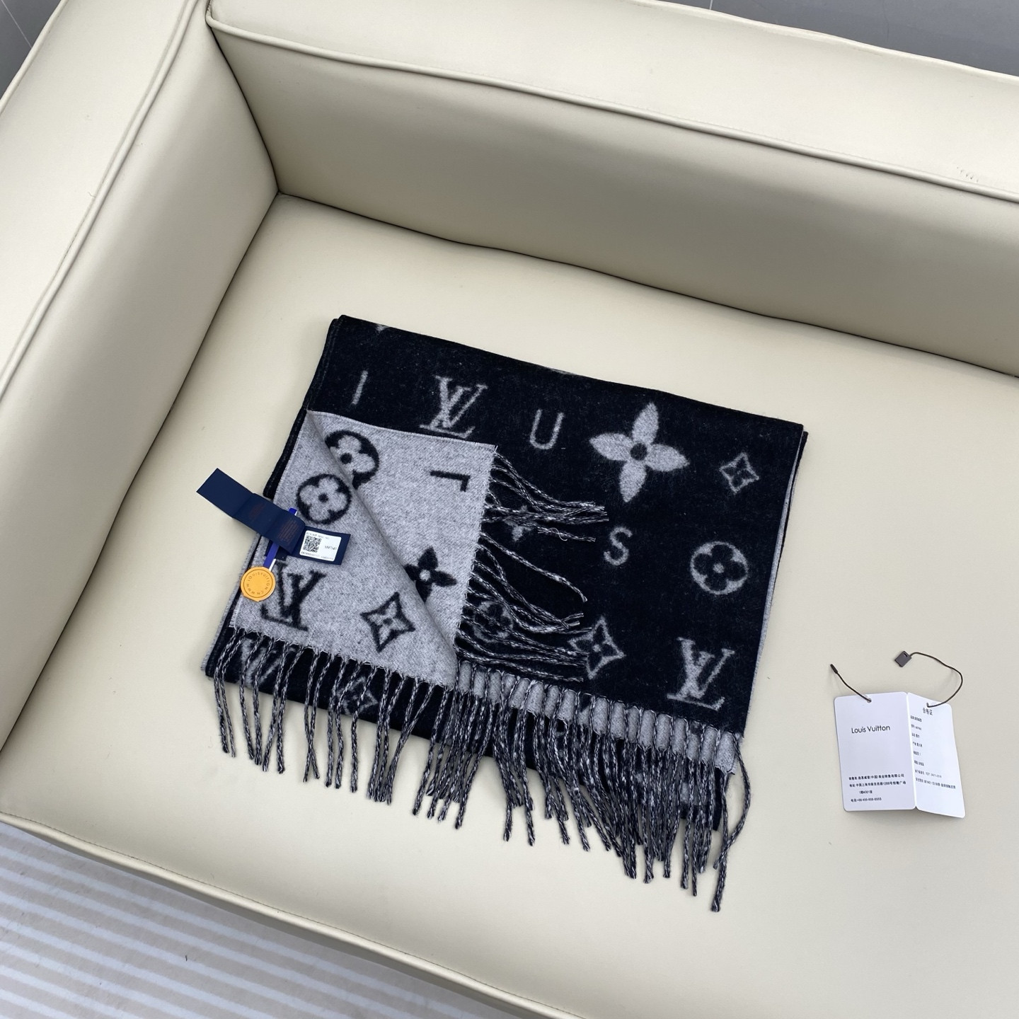 l0vis Vvtt0n reykjavik 2.0 scarf 40x220cm 100% cashmere