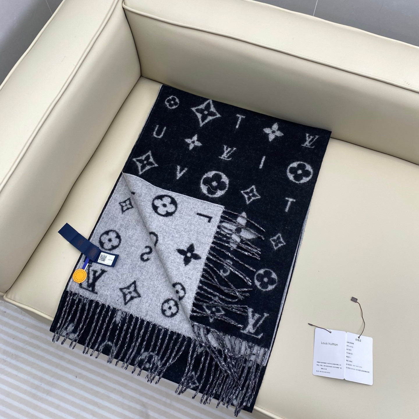 l0vis Vvtt0n reykjavik 2.0 scarf 40x220cm 100% cashmere