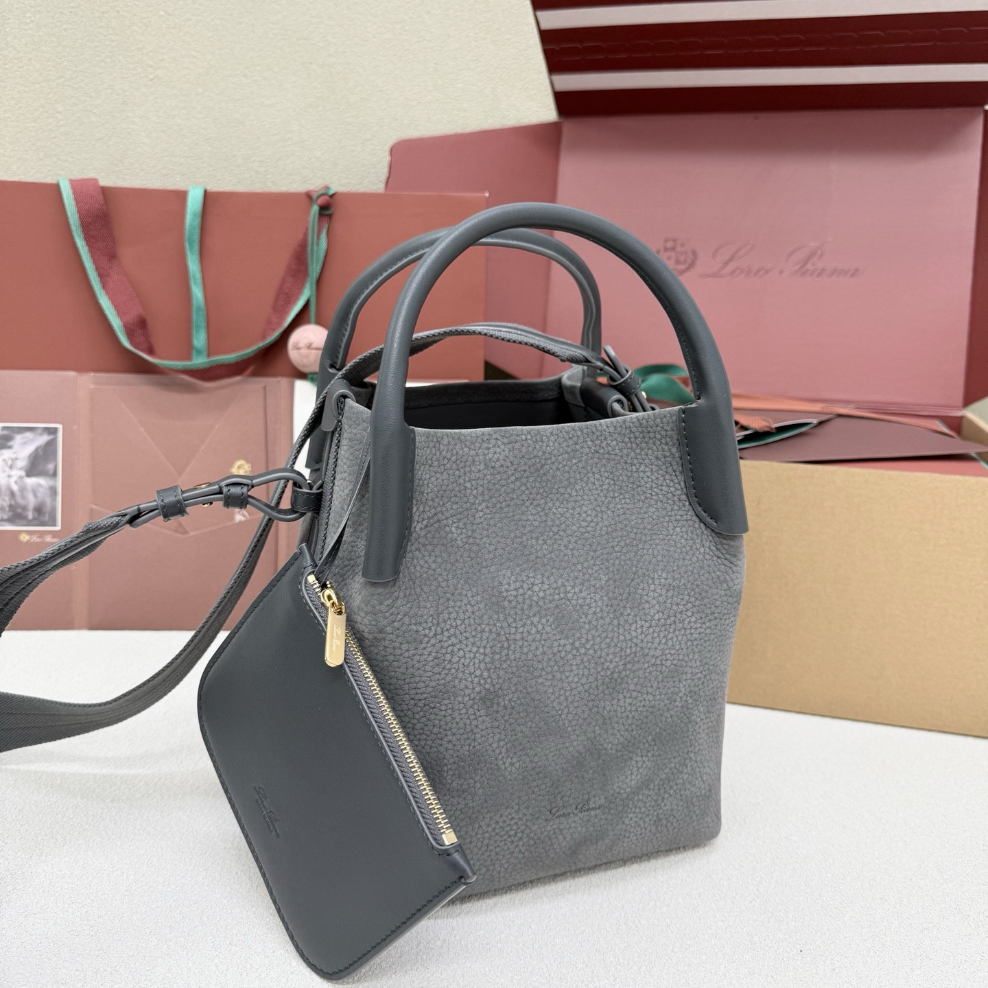 L0r0 P1ana small bale bag 17x20x17cm