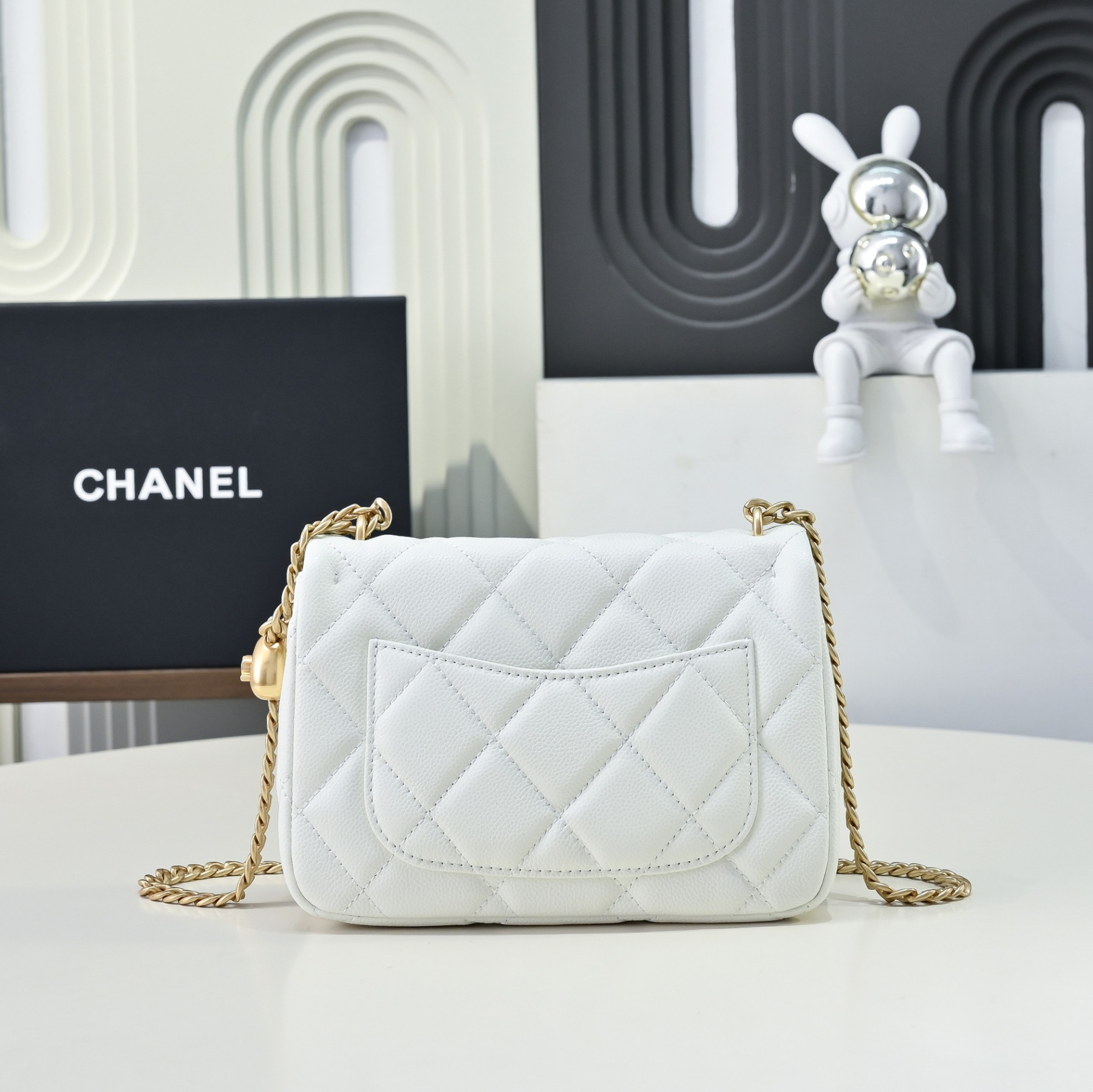 Ch**el 23p flap bag as3829 14x20x8cm