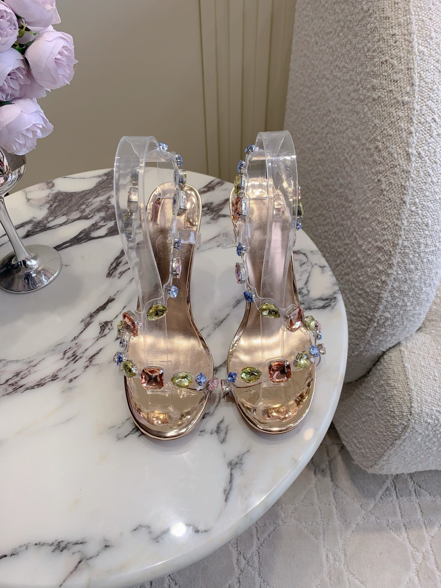 ua Chr1st1an louboutin rosa z jewel 9.5cm heel