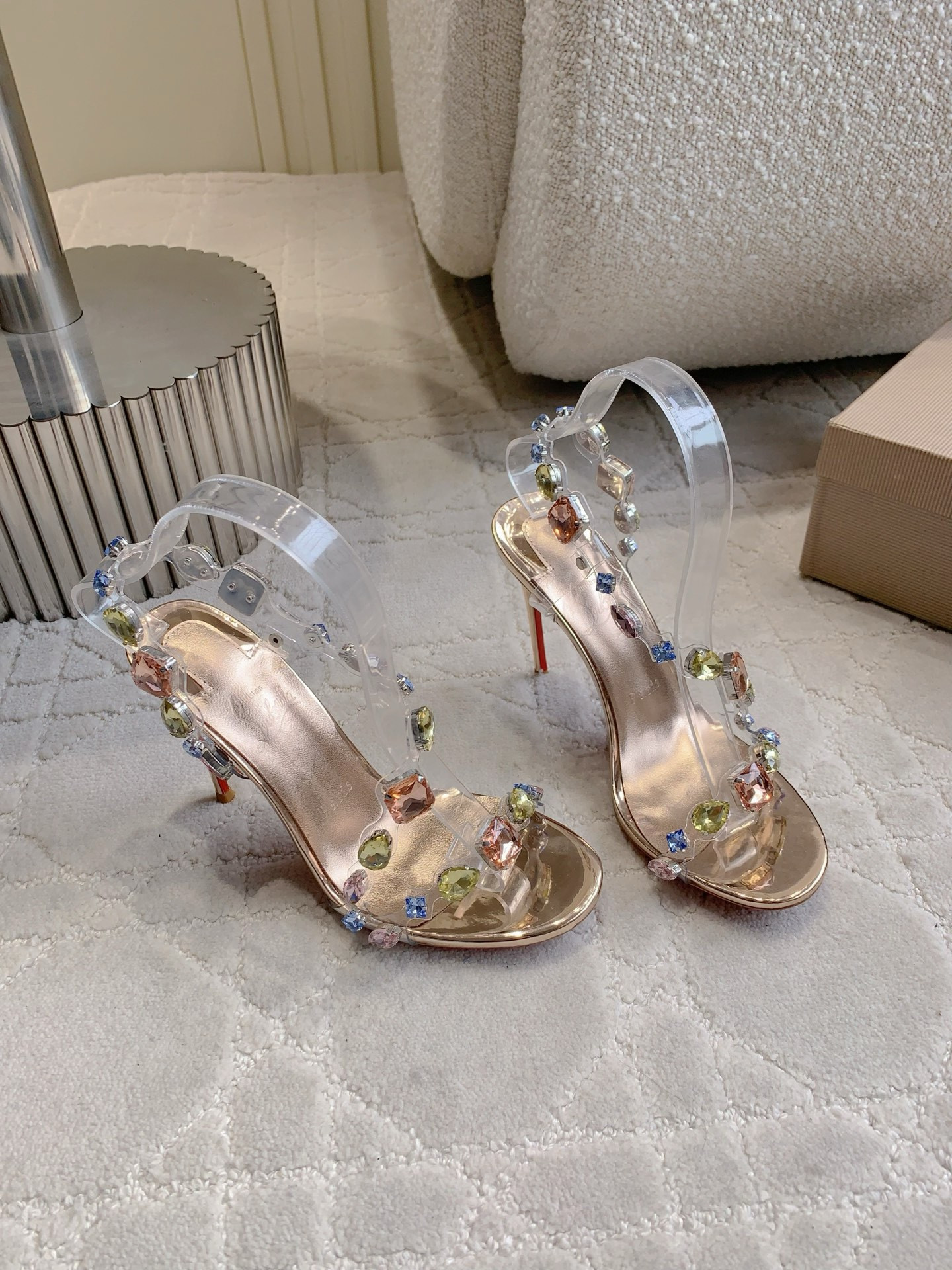 ua Chr1st1an louboutin rosa z jewel 9.5cm heel