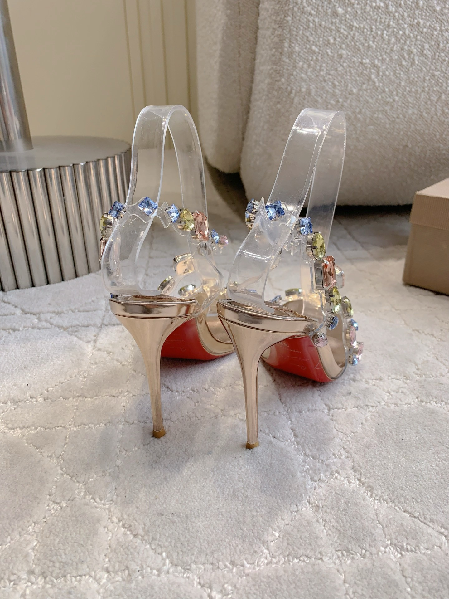 ua Chr1st1an louboutin rosa z jewel 9.5cm heel