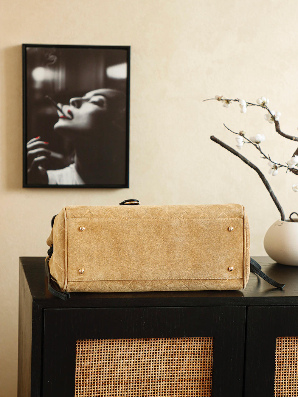 Ch**el boston bag 16x37x29cm